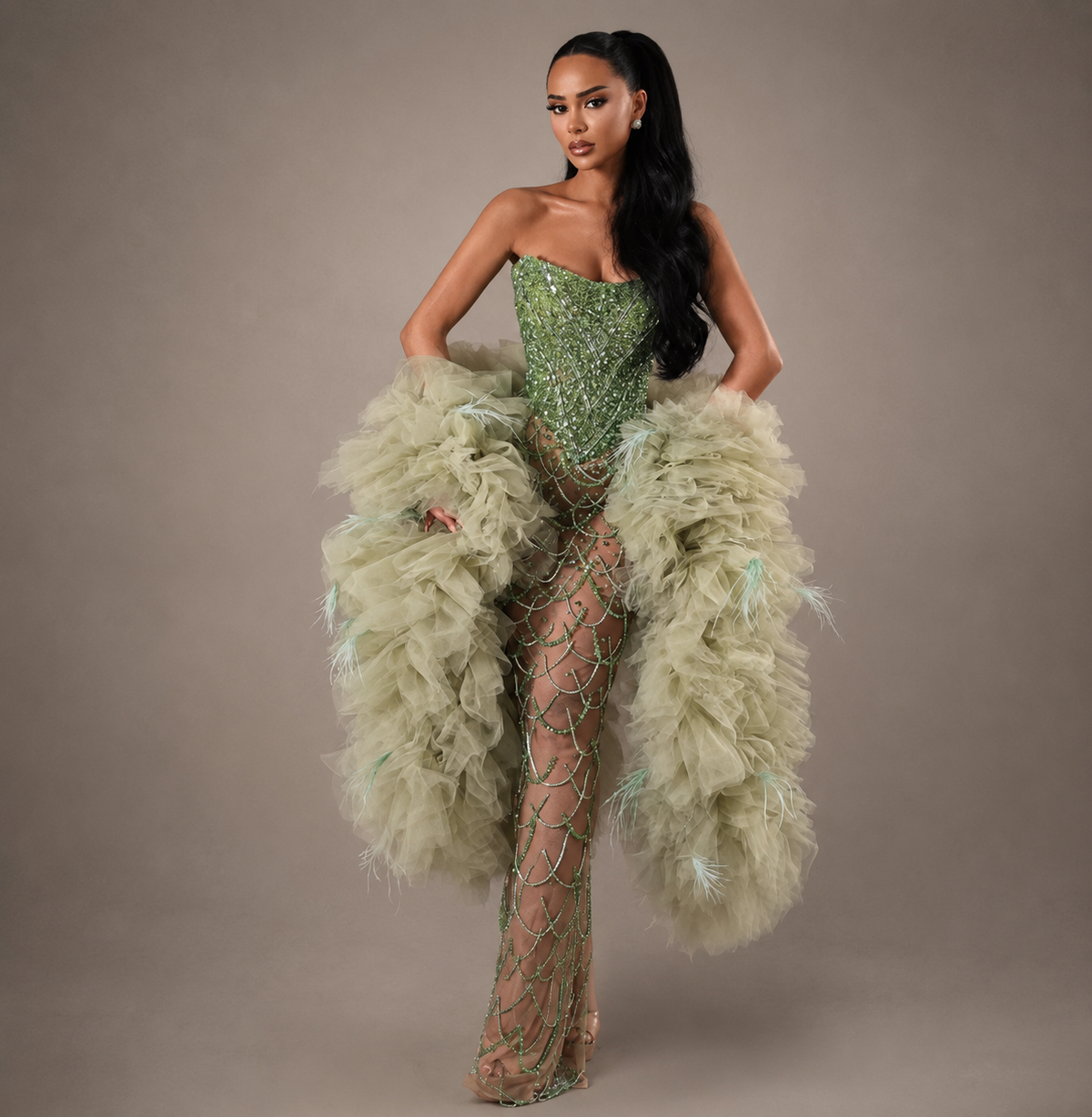 The First Drop — debut collection of evening and bridal gowns made to measure by NooraNoir